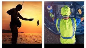 Fingerless Glove LED Flashlight