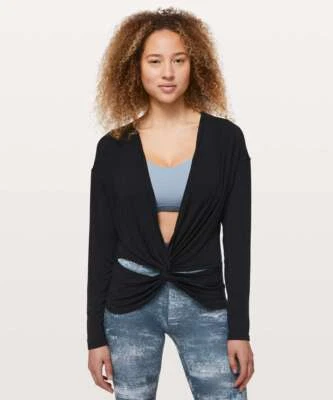 NWOT - Lululemon Full Of Grace Long Sleeve Black | SIZE: 6 - Image 1 of 4