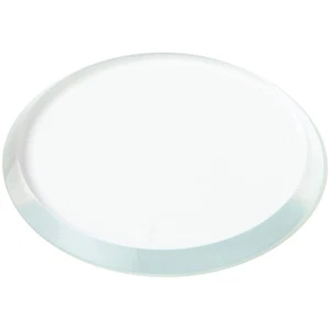 Plymor 1.5" Round, 3mm Thick Beveled Clear Glass Circle - Picture 1 of 1