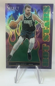 Luka Doncic - 2024-25 Panini Select - Hot Stars - Green Prizm - #3 - Picture 1 of 2