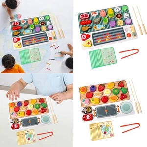 Les aliments en bois jouent les jouets de cuisine amusants pour garçons - Picture 1 of 11