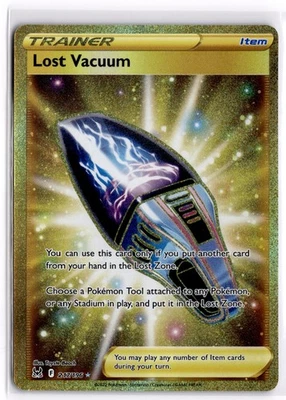 Pokemon TCG Lost Vacuum (Gold) 217/196 SWSH11: Lost Origin Secret Rare - Image 1 of 2