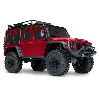 Traxxas 82256-4 1:10 TRX-4 LR Defender Crawler RTR Brushed, Clipless Rot - Bild 1 von 2