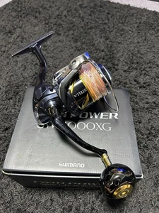SHIMANO 19 Stella SW 14000XG Spinning Reel Casting Gear Ratio 6.2 w/box Used - Picture 1 of 10