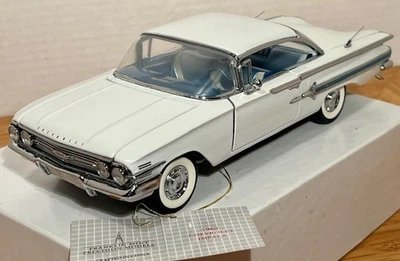 🔥Franklin Mint 1960 Chevrolet Impala Sport Coupe горностай белый 1/24 без резерва - Изображение 1 из 4