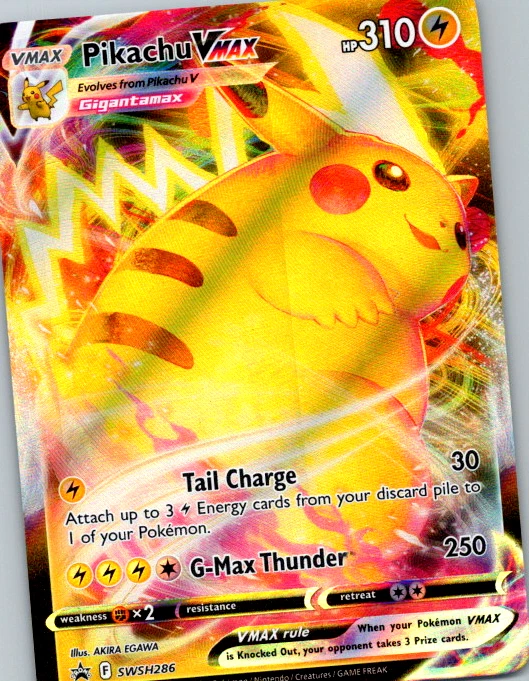 Pikachu VMAX Promo SWSH: Sword & Shield Promo Cards SWSH286 NM - Image 1 of 1
