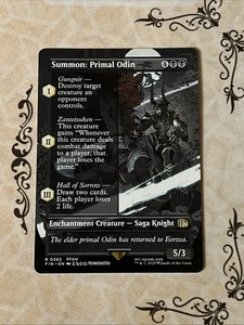 Summon: Primal Odin (Borderless) Final Fantasy Regular - Picture 1 of 2