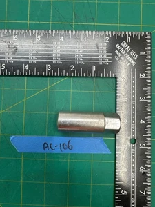 Vintage Chrome 13/16" Spark Plug Socket 6 Point 3/8" Drive Size, Made in USA - Picture 1 of 4