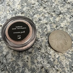 bareMinerals Cream Eye Shadow Cream Puff Mini Loose Powder Sealed .01 oz/.28 g - Picture 1 of 6