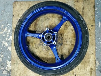 2006 2007 SUZUKI GSXR 600 750 2005-2008 GSXR 1000 OEM FRONT WHEEL BENT DAMAGED - Image 1 of 4