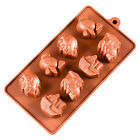 8 Cavity Candy Molds Silicone Baking Molds DIY Chocolate Car Shape