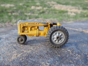 Vintage Hubley Tractor Yellow Kiddie Toy Diecast Metal 5 1/4 inches Made in USA - Picture 1 of 11