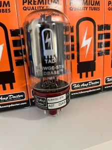 Factory Matched Quad Tube Amp Doctor TAD 6L6 6L6WGC-STR Red Base Short bulb. - Picture 1 of 1