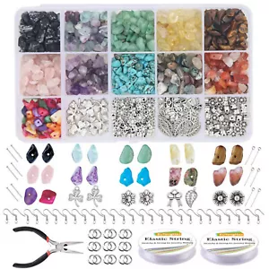 933x Jewellery Bracelet Making Kit Gemstone Bead Board Wire Finding Accessories - Picture 1 of 8