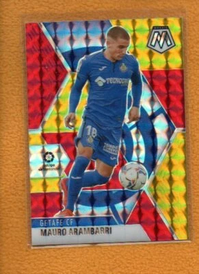 Mauro Arambarri 2020-21 Panini Mosaic La Liga SC Choice Red & Gold Prizm #62 /88 - Image 1 of 2