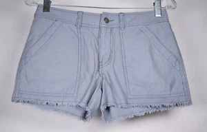 Free People Womens 4 Pockets Gray Cotton Shorts 0 - Picture 1 of 5