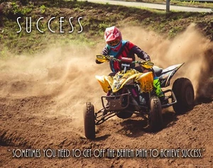Motocross ATV Quad Rennen Motivation Poster Druck Jugend Trikot Ausrüstung AMA Clubs  - Bild 1 von 1
