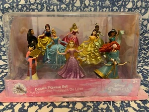 Neu Disney Princess Deluxe Figur Spielset Belle Rapunzel Tiana Cinderella Merida - Bild 1 von 5