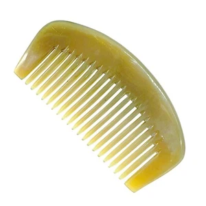 Natural Buffalo Horn Comb Hair Comb Anti Static Horn Comb Beard Comb Horn Fin... - Picture 1 of 3