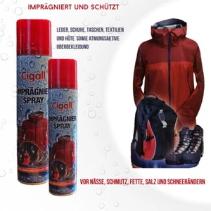 Imprägnier Spray farblos für Schuhe und Textilien CIGALL 300ml - Picture 1 of 1