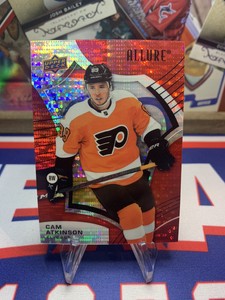 Cam Atkinson 2021-22 Upper Deck Allure Red Rainbow #56 Philadelphia Flyers
