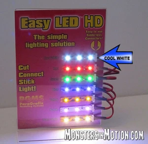 Facile LED HD Lumières 24 Inches (60cm) 72 Lumières En Cool Blanc 12LPGCW24HD - Photo 1 sur 3