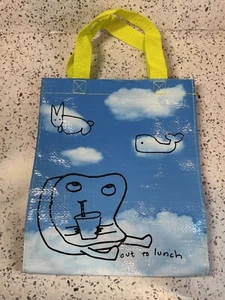 Blue Q wiederverwendbare Einkaufstasche Mittagessen Wolken recyceltes Material - Bild 1 von 5