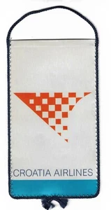 CROATIA AIRLINES AIRPLANES COMPANY, Vintage Flaggen, Wimpel, seltenes Modell! - Bild 1 von 2