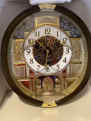 Seiko Melodie’s In Motion QXM390BRH Musical Clock - Image 1 of 4