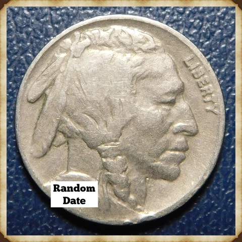 1 Buffalo Nickel Type Coin Sale One Vintage Old Coin per Order "Raw & Original" Cover
