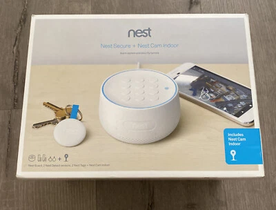Google Nest Secure Smart Alarm System and Google Nest Cam Indoor Wired Security  - Image 1 of 4