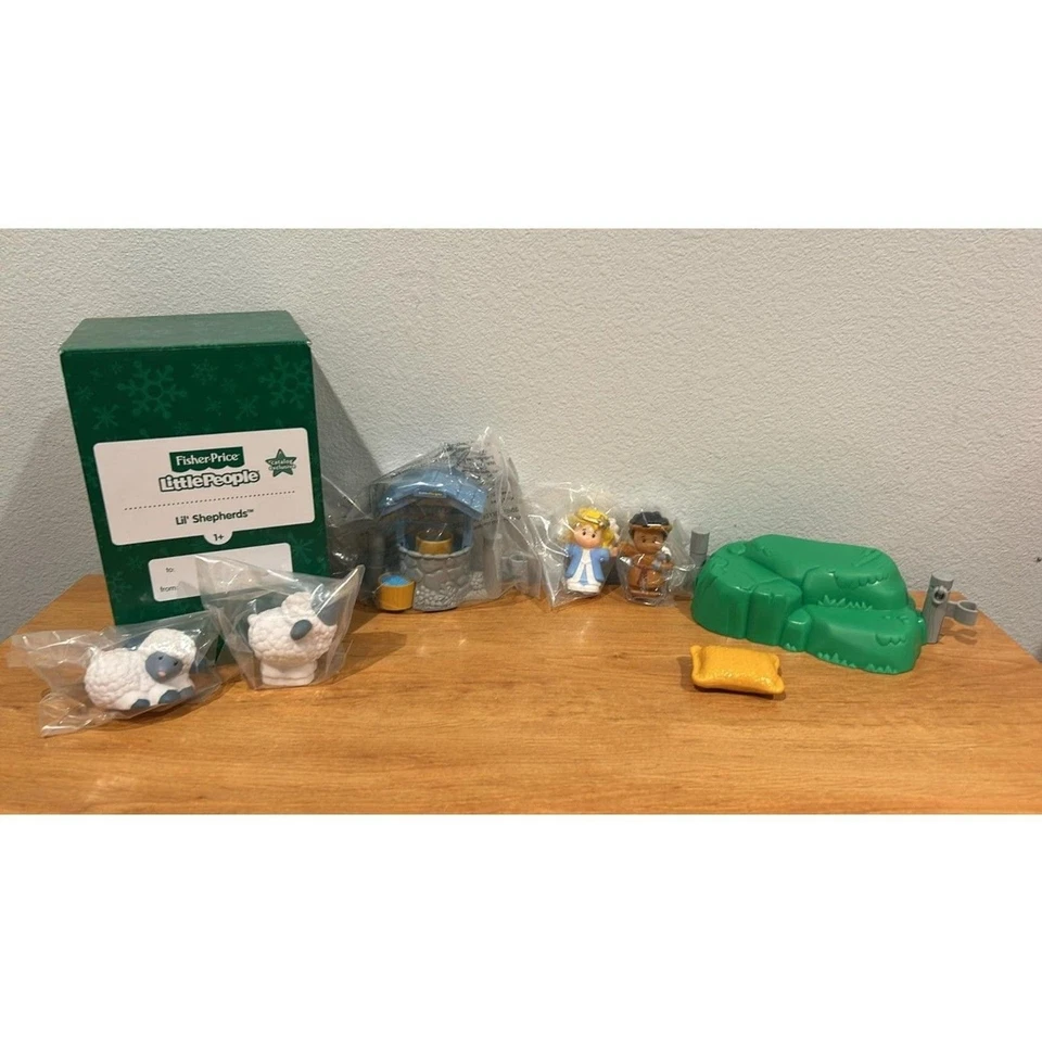 NEW Fisher Price Little People Lil' Shepherds Christmas Holiday Exclusive Foto 1 de 4