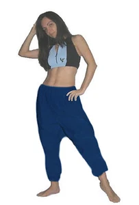 PANTALONE EFFETTO SAUNA -Blu- Azione Dimagrante, Favorisce la Sudorazione - Foto 1 di 2