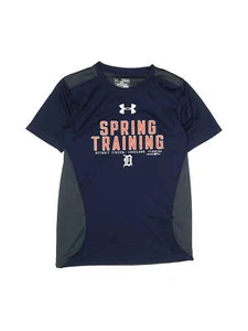 Under Armour Girls Blue Active T-Shirt M Youth - Picture 1 of 2