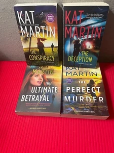 MAXIMUM SECURITY Complete 4-Book Lot, Kat Martin, Mass Market Paperback - Picture 1 of 10
