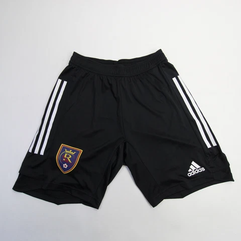 Real Salt Lake adidas Athletic Shorts Men's Black/White New Cover