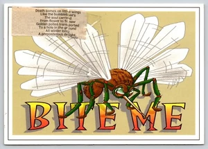 Cartolina Bite Me Mosquito Alaska's State Bird - Clint Davidson - aggiunta poesia - Foto 1 di 2