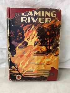 FLAMING RIVER - 1930 Saalfield series book - Imagen 1 de 12