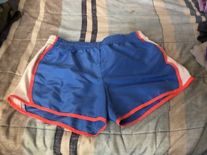 Danskin Now Blue Athletic Running Shorts Workout Size Medium 8-10 - Picture 1 of 4