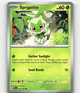 Pokemon Sprigatito Paldea Evolved 012/193 - Imagen 1 de 1