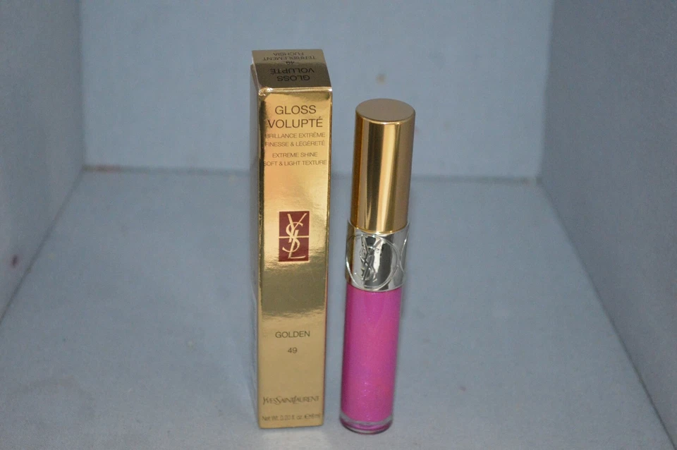 Yves Saint Laurent Gloss Volupte 49 Golden Terriblement Fuchsia 0.20oz New Boxed - Image 1 of 1
