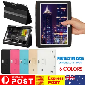 Universal Shockproof PU Flip Stand Case Cover For 10.1 Inch Android Tablet PC - Picture 1 of 17