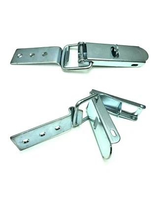 2x Exzenterverschluss Spannverschluss Bordwandverschluss m. Haken Anhänger 130mm - Bild 1 von 4