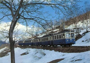 T6B) FERROVIE SCARTAMENTO VIGEZZINA DOMODOSSOLA CONVOGLIO ELETROMOTRICE - Picture 1 of 2