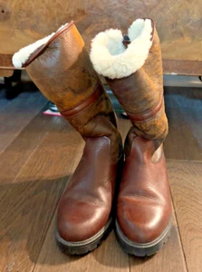 Blondo Canada 11" Tall Shearling Sheepskin Winter Snow Boots Women's US 7 B - Picture 1 of 5