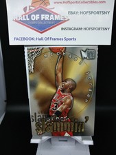 1996-97 FLEER METAL STEEL MICHAEL JORDAN SLAMMIN' SP INSERT CARD 