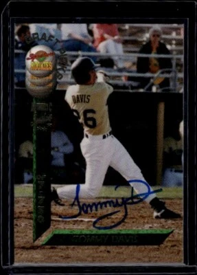 1994 Signature Rookies Draft Picks #47 Autographed Tommy Davis Trading Card - Image 1 of 2