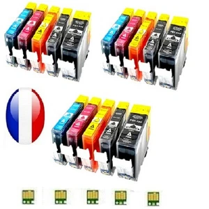 CARTOUCHES D'ENCRE COMPATIBLES CANON PIXMA PGI550/CLI551 PGI525/CLI526 PGI520... - Photo 1/4
