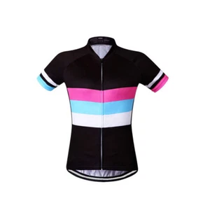 Short Sleeve Biking Jersey Women's Cycling Wear Top Bike Bicycle Shirts S-5XL - Picture 1 of 2
