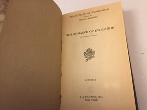 1924 The Outline of Knowledge Evolution and Romance Through The Ages Vol 1 - Picture 1 of 5